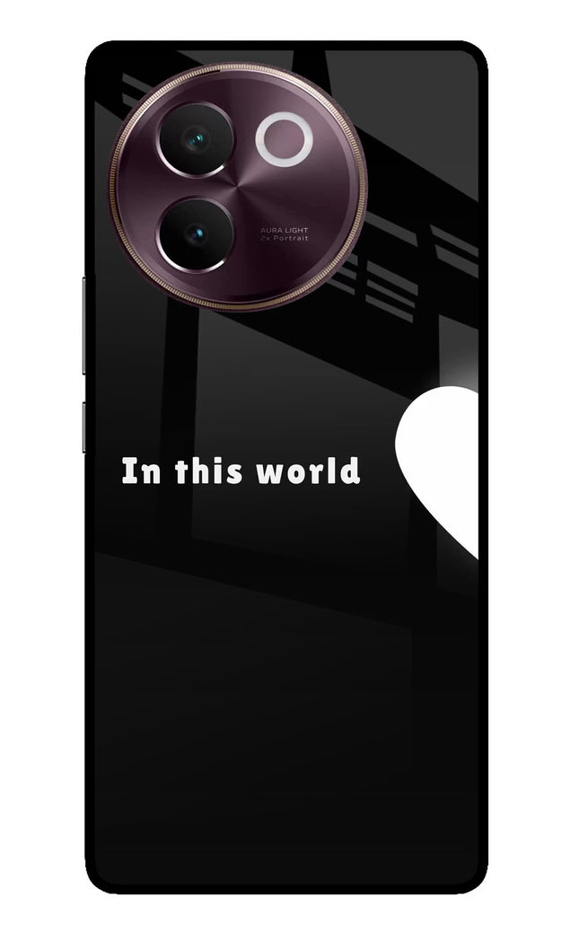 This World Vivo V30e Glass Case