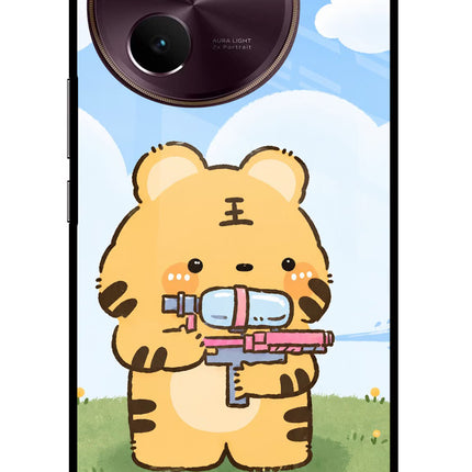 Tiger Treat Vivo V30e Glass Case