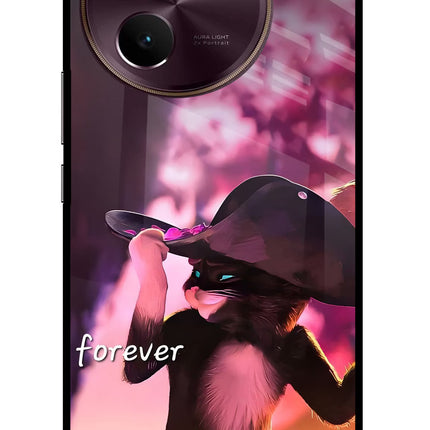 Forever Cat Vivo V30e Glass Case
