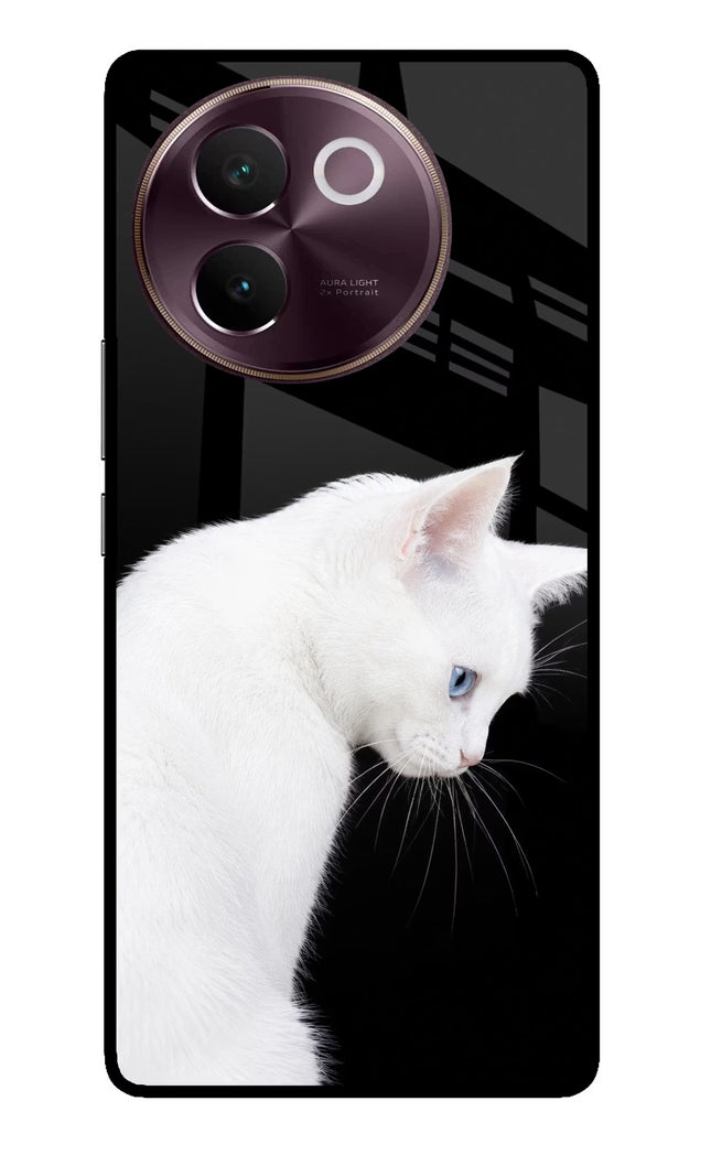 Snow Gaze Vivo V30e Glass Case
