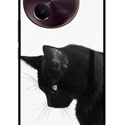 Shadow Gaze Vivo V30e Glass Case