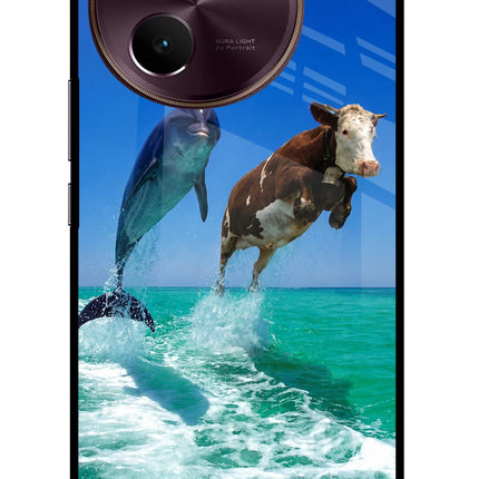 Dolphin vs Cow Vivo V30e Glass Case