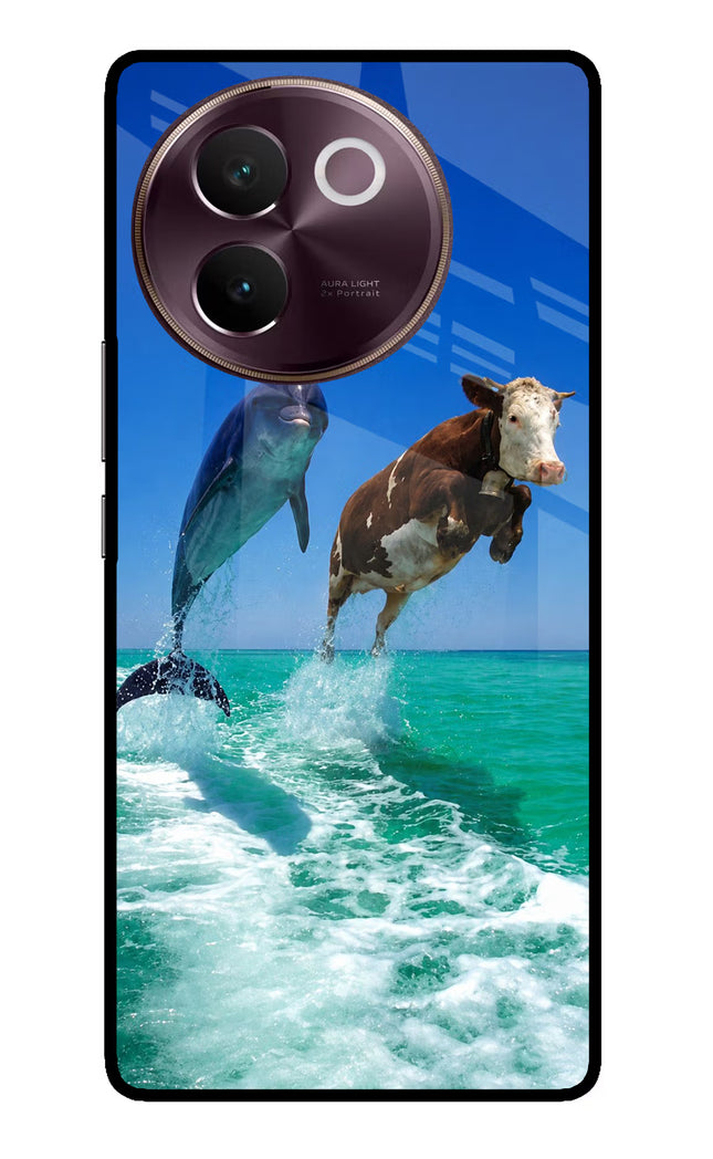 Dolphin vs Cow Vivo V30e Glass Case