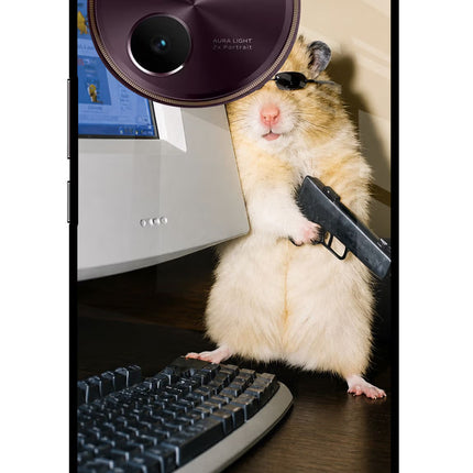 Hacker Hamster Vivo V30e Glass Case