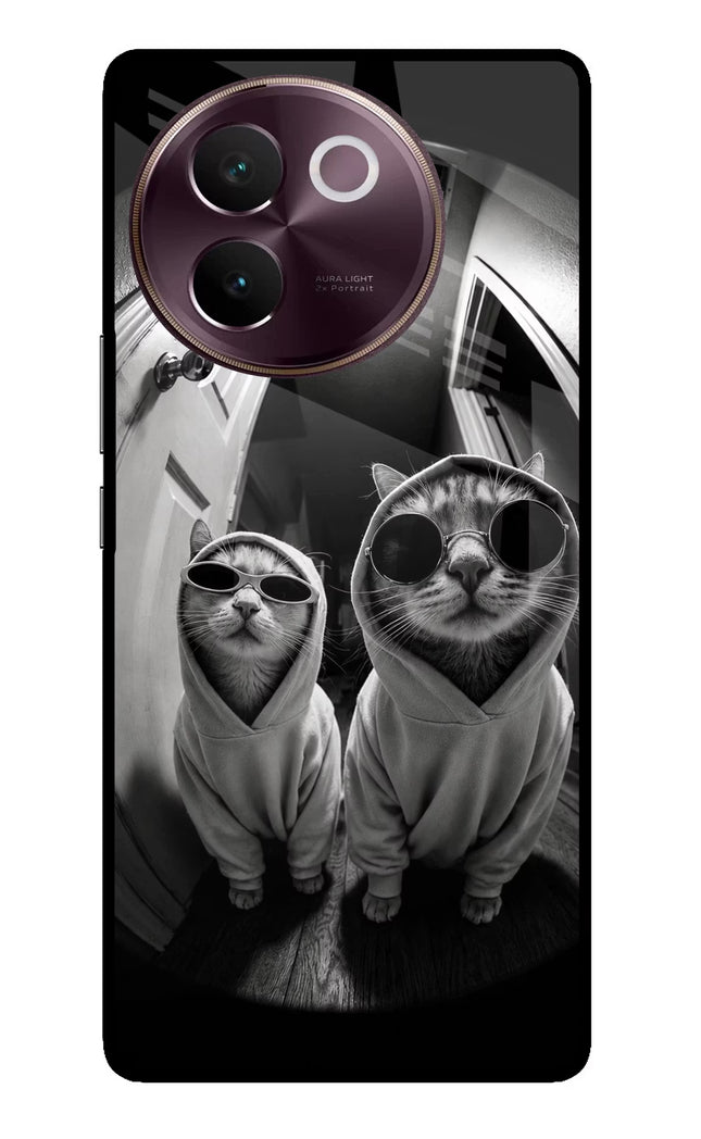 Hood Cats Vivo V30e Glass Case