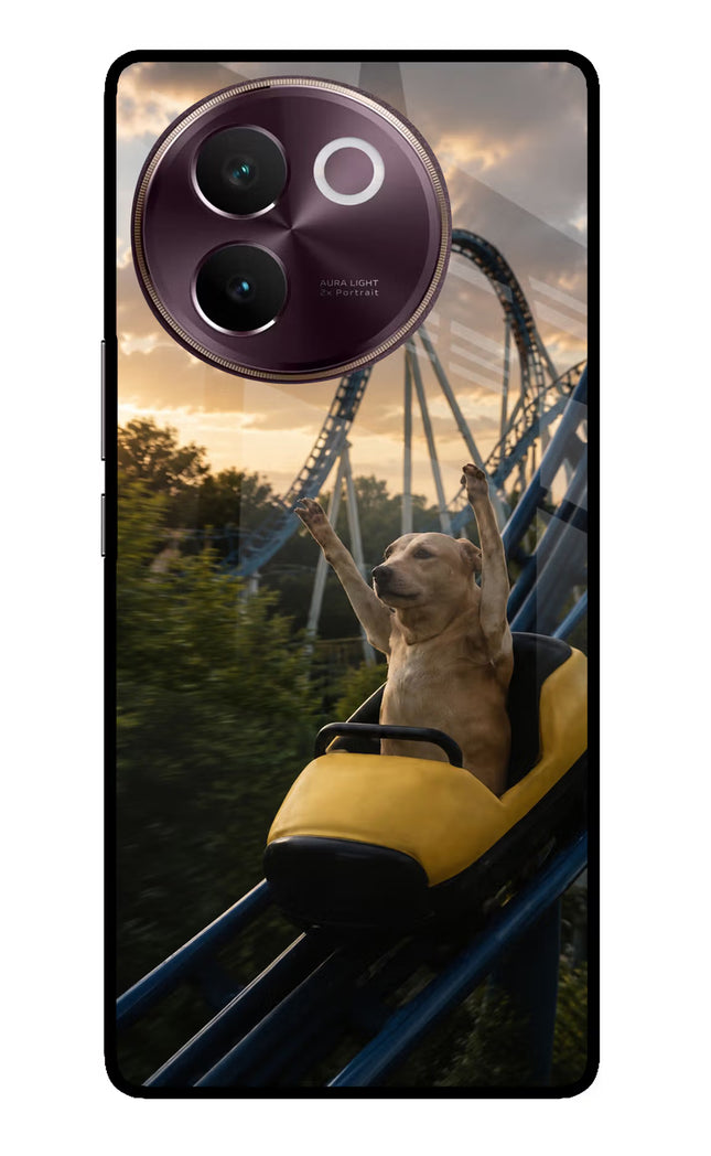 Rollercoaster Dog Vivo V30e Glass Case
