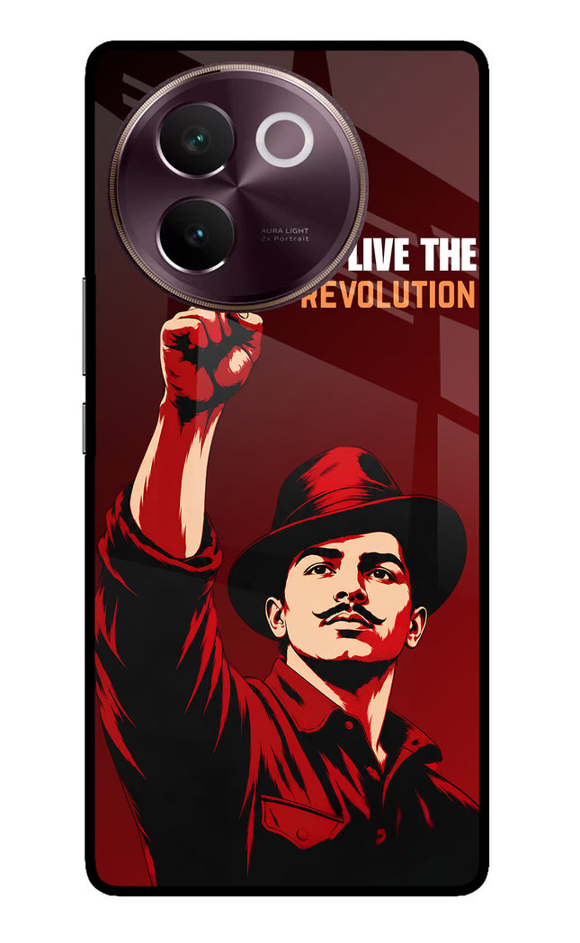 Bhagat Singh Revolution Vivo V30e Glass Case