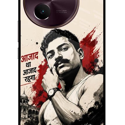 Chandrashekhar Azad Fearless Vivo V30e Glass Case