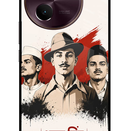 Bhagat Singh Trio Vivo V30e Glass Case