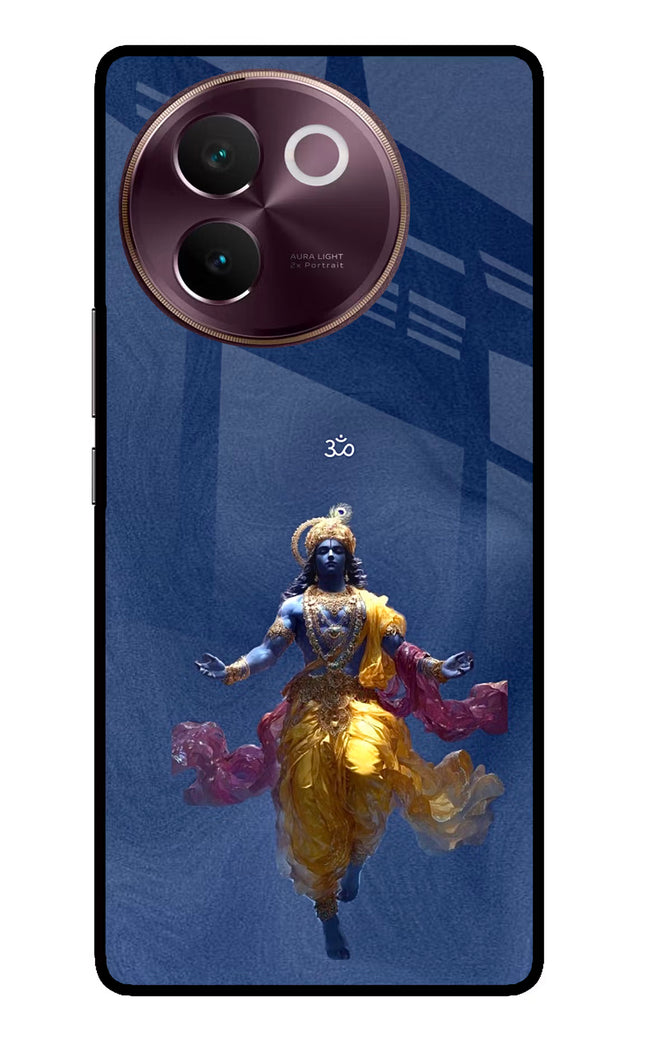 Cosmic Krishna Vivo V30e Glass Case