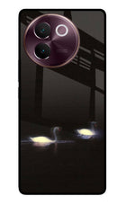 Silent Swans Vivo V30e Glass Case