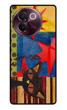 Pop Cat Vivo V30e Glass Case