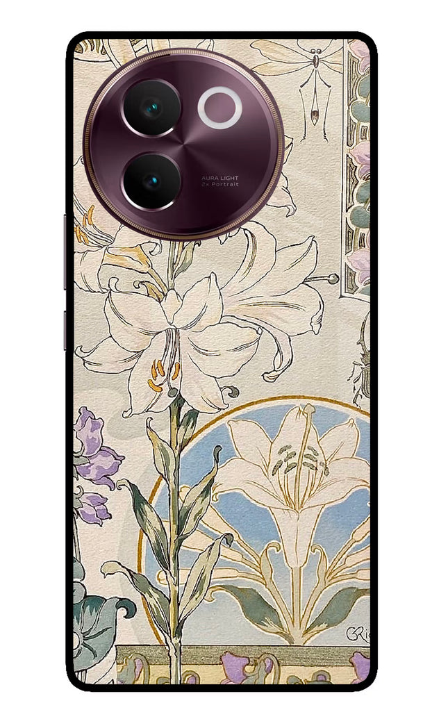 White Lily Vivo V30e Glass Case