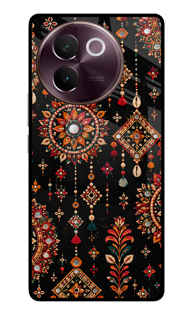 Boho Noir Vivo V30e Glass Case