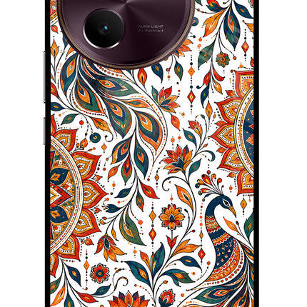 White Mayura Vivo V30e Glass Case
