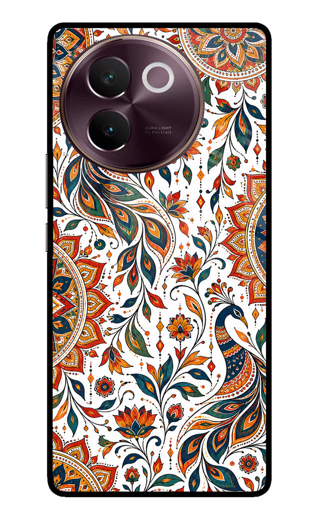 White Mayura Vivo V30e Glass Case