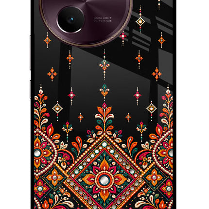Noir Mehfil Vivo V30e Glass Case