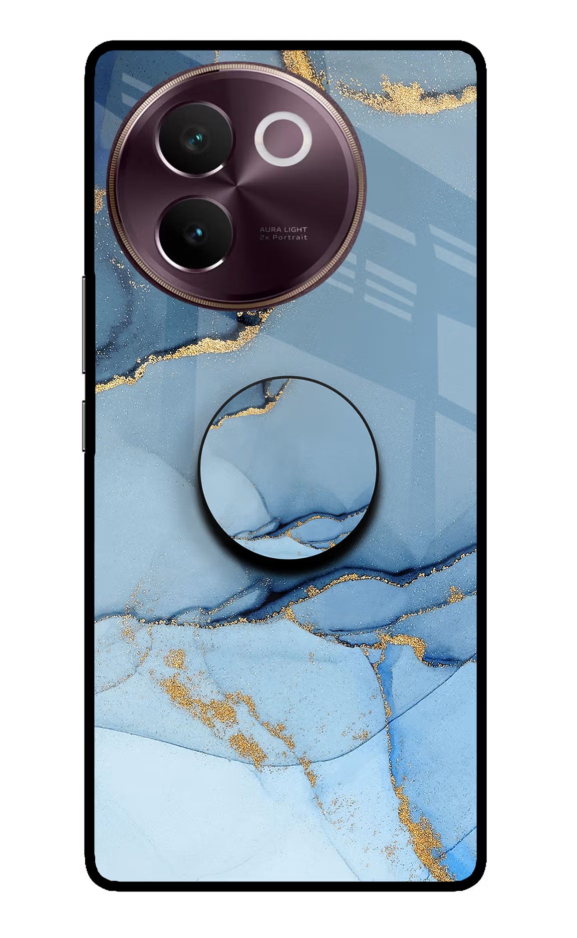 Blue Marble Vivo V30e Pop Case by Casekaro