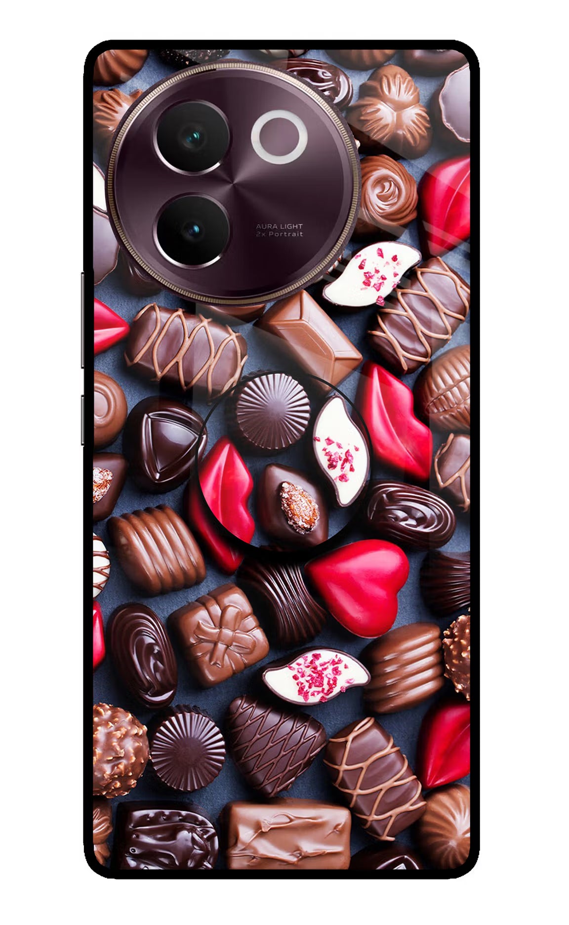 Chocolates Vivo V30e Pop Case by Casekaro