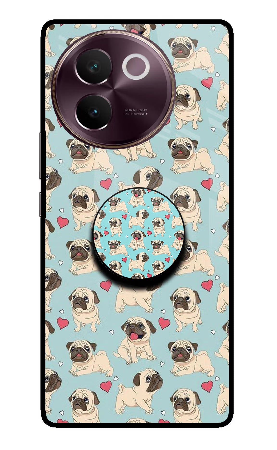Pug Dog Vivo V30e Pop Case by Casekaro