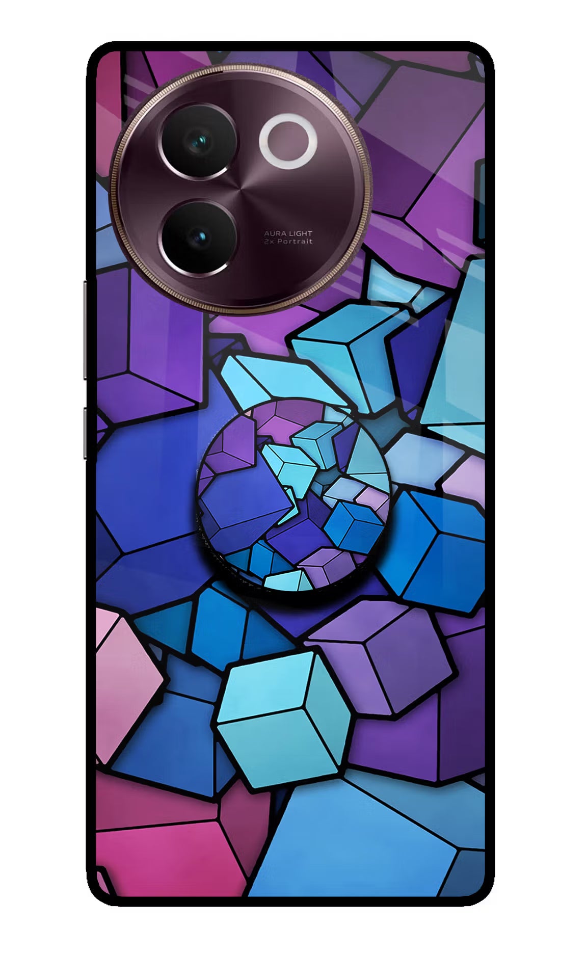Cubic Abstract Vivo V30e Pop Case by Casekaro