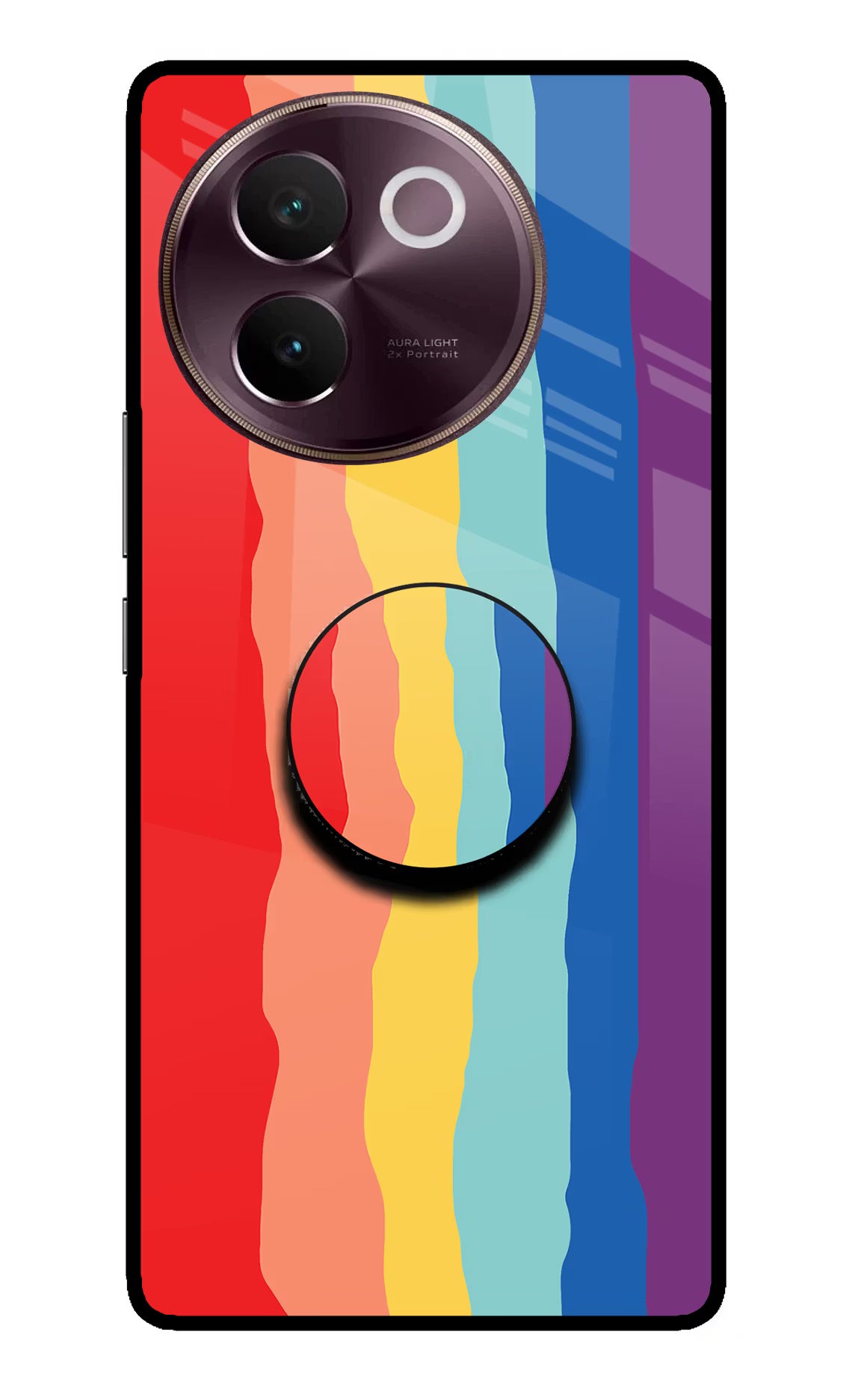 Rainbow Vivo V30e Pop Case by Casekaro