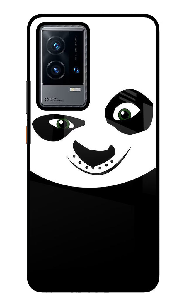 Panda iQOO 9 5G Glass Case Back Cover by Casekaro