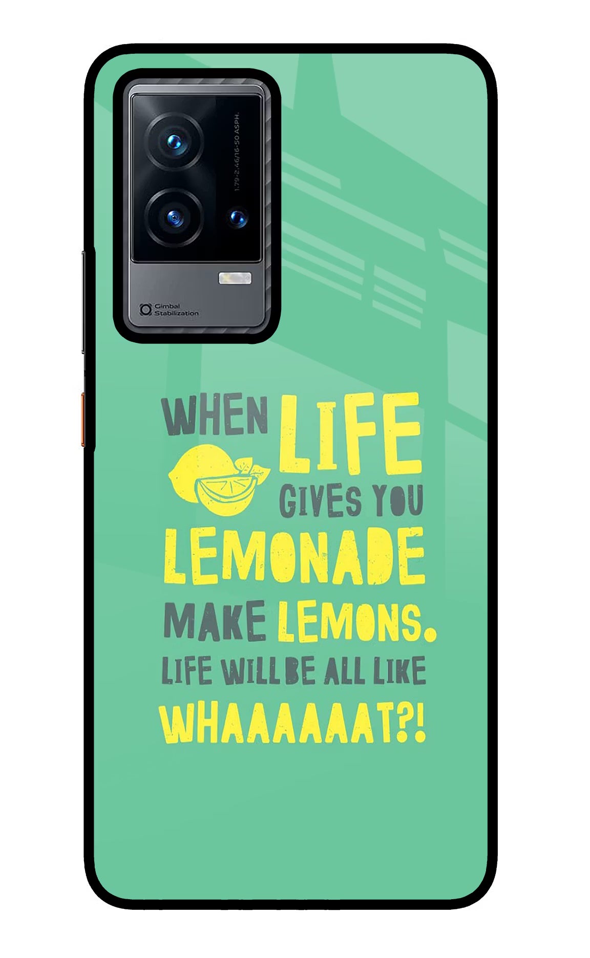 Quote iQOO 9 5G Glass Case Back Cover by Casekaro