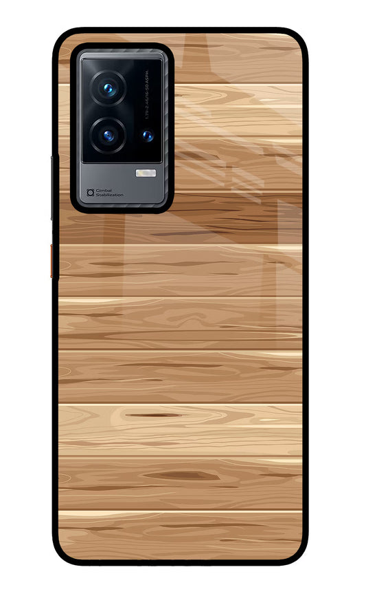 Wooden Vector iQOO 9 5G Glass Case
