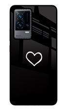 Heart iQOO 9 5G Glass Case