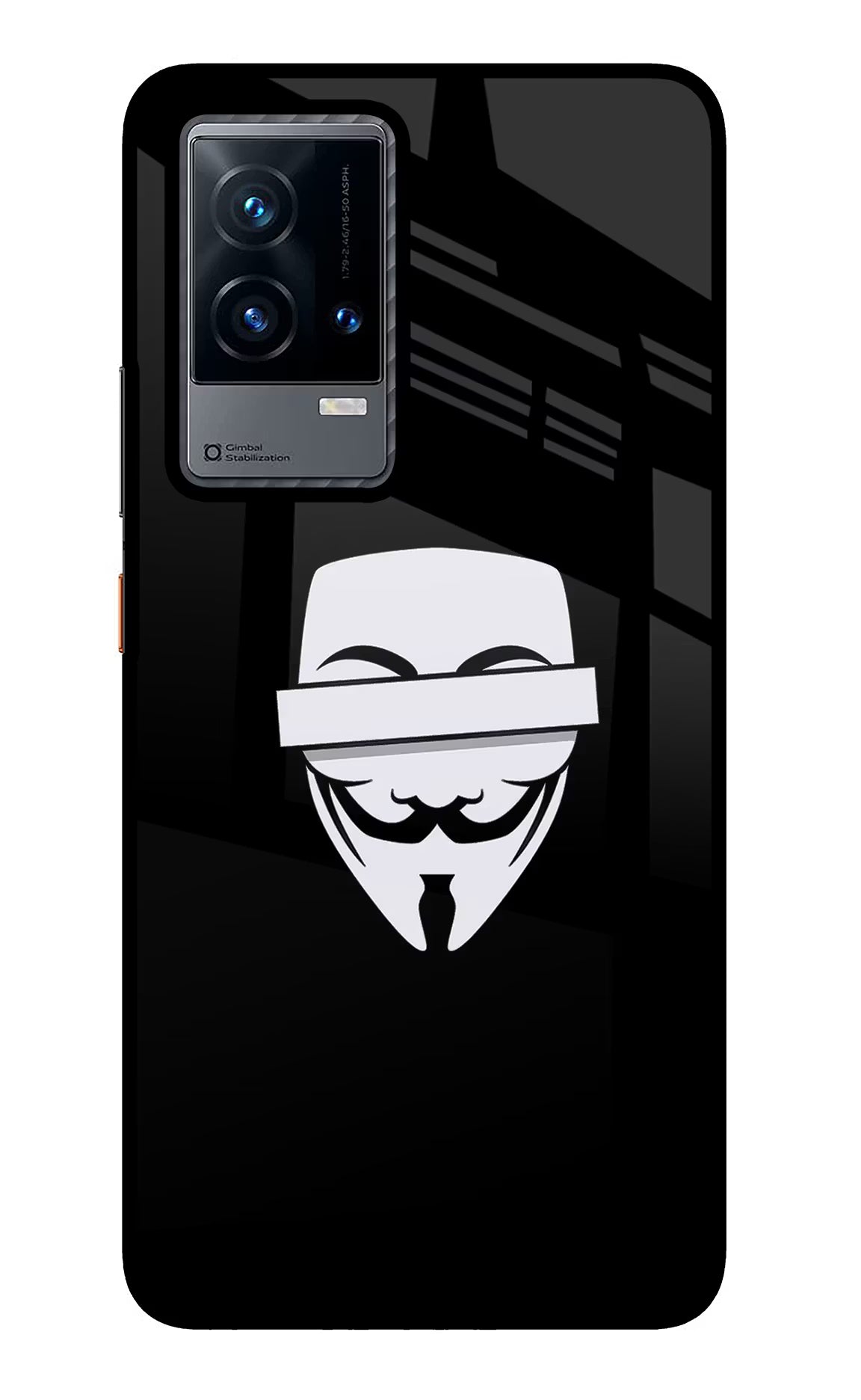 Anonymous Face iQOO 9 5G Glass Case