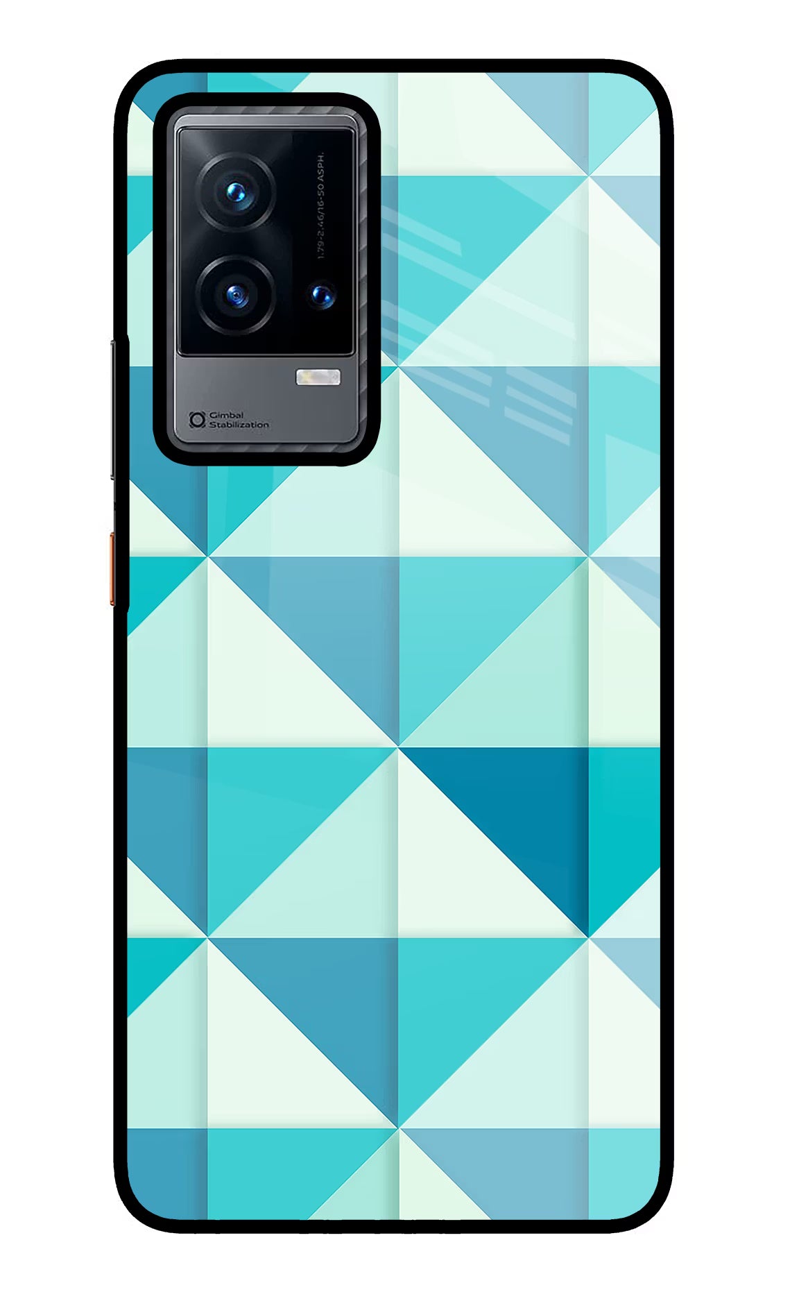 Abstract iQOO 9 5G Glass Case Back Cover by Casekaro