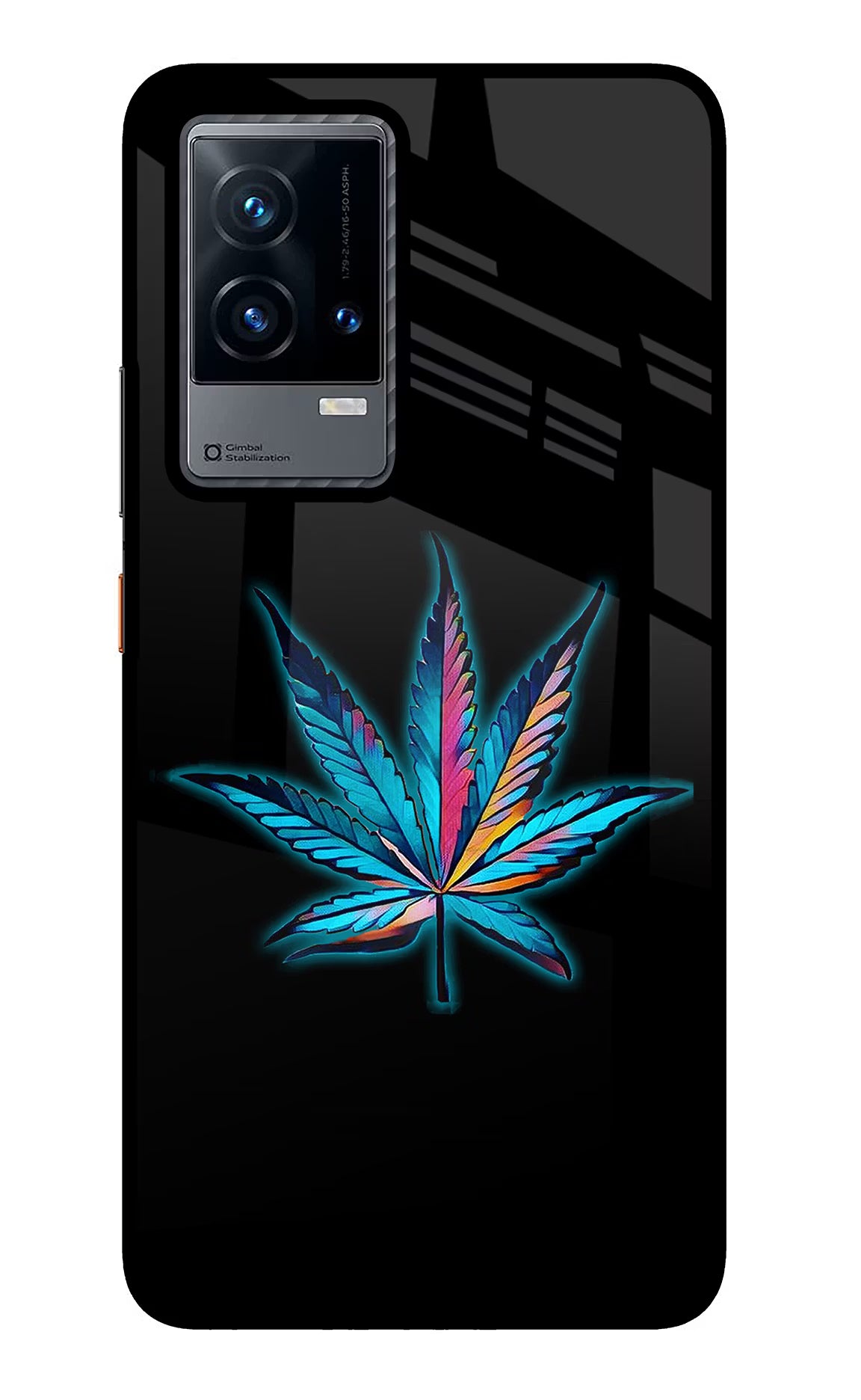 Weed iQOO 9 5G Glass Case Back Cover by Casekaro