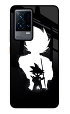 Goku Shadow iQOO 9 5G Glass Case