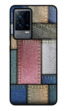 Multicolor Jeans iQOO 9 5G Glass Case