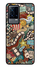 Cinema Abstract iQOO 9 5G Glass Case