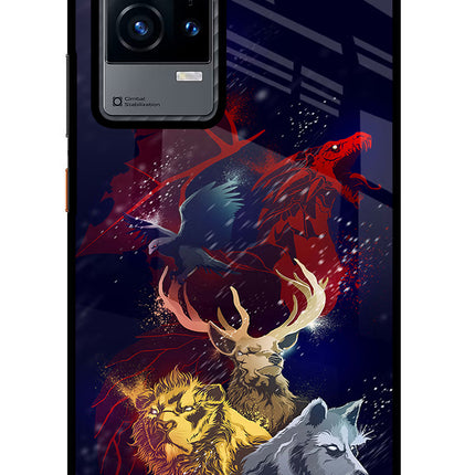 Game Of Thrones iQOO 9 5G Glass Case Back Cover by Casekaro