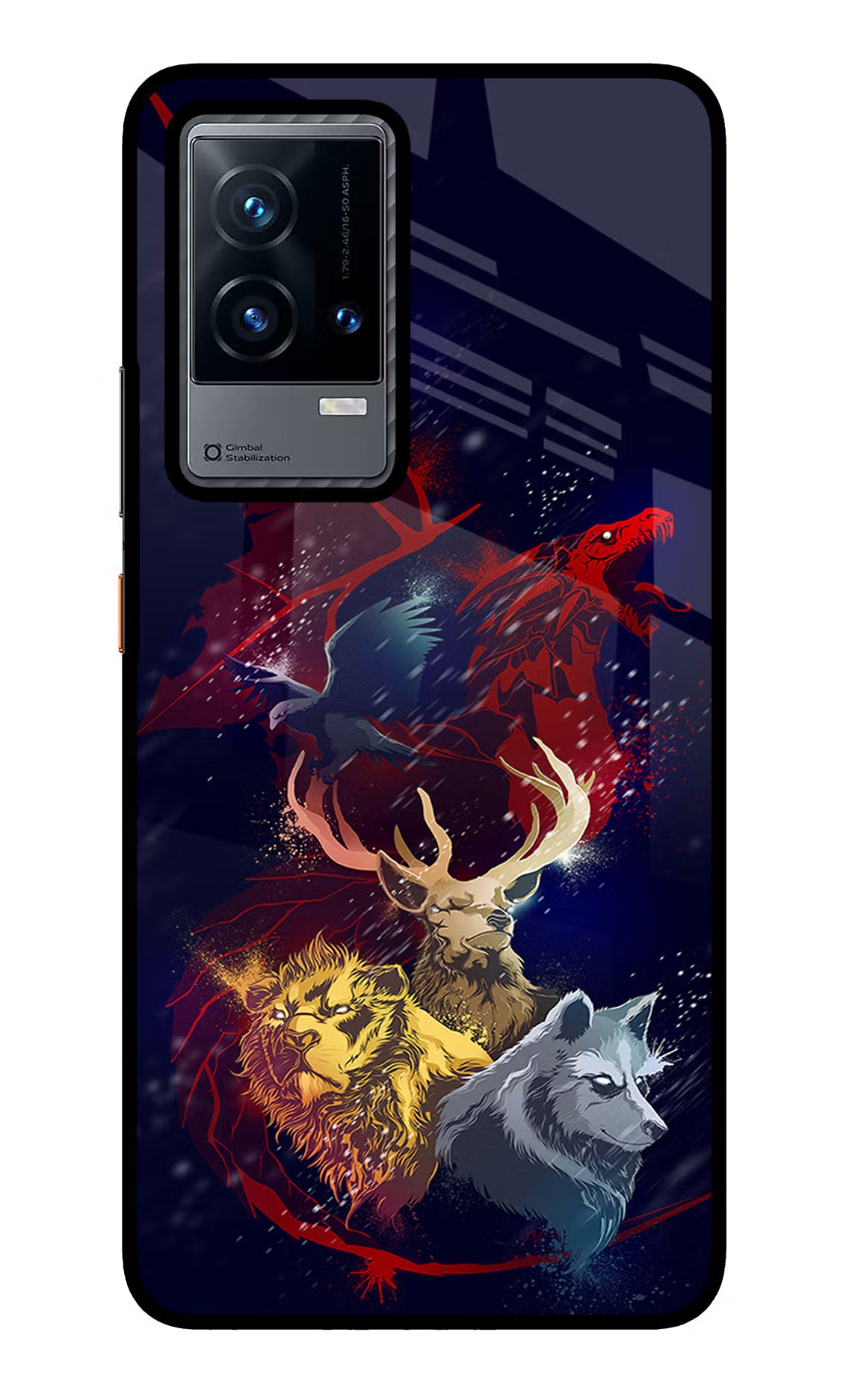 Game Of Thrones iQOO 9 5G Glass Case Back Cover by Casekaro