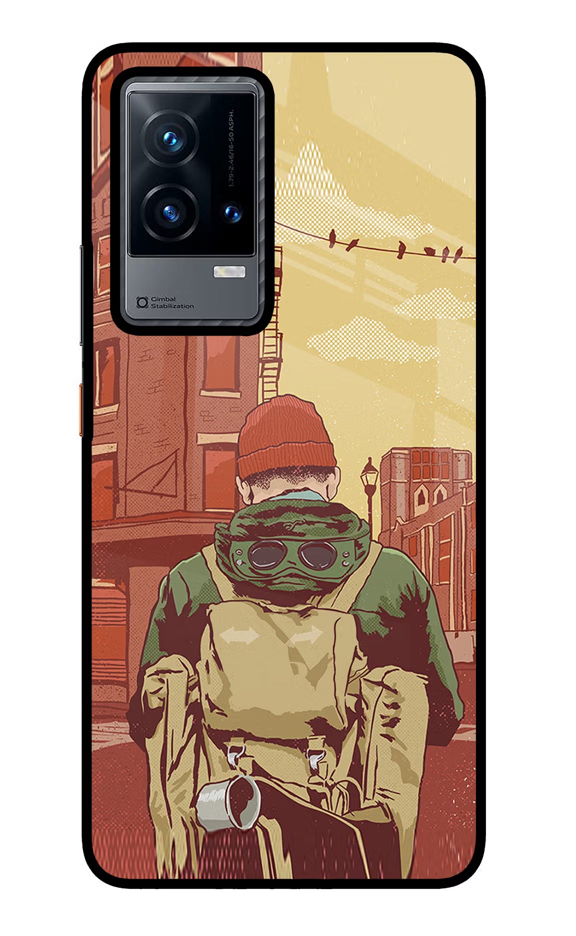 Adventurous iQOO 9 5G Glass Case Back Cover by Casekaro