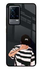Aesthetic Boy iQOO 9 5G Glass Case