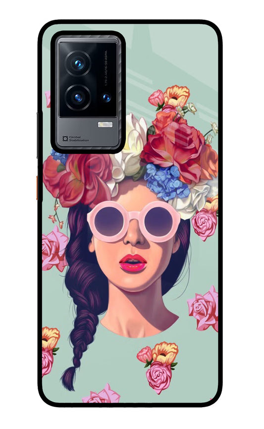 Pretty Girl iQOO 9 5G Glass Case