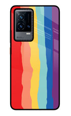 Rainbow iQOO 9 5G Glass Case