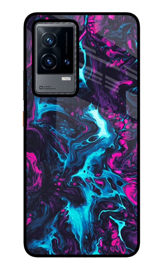 Abstract iQOO 9 5G Glass Case
