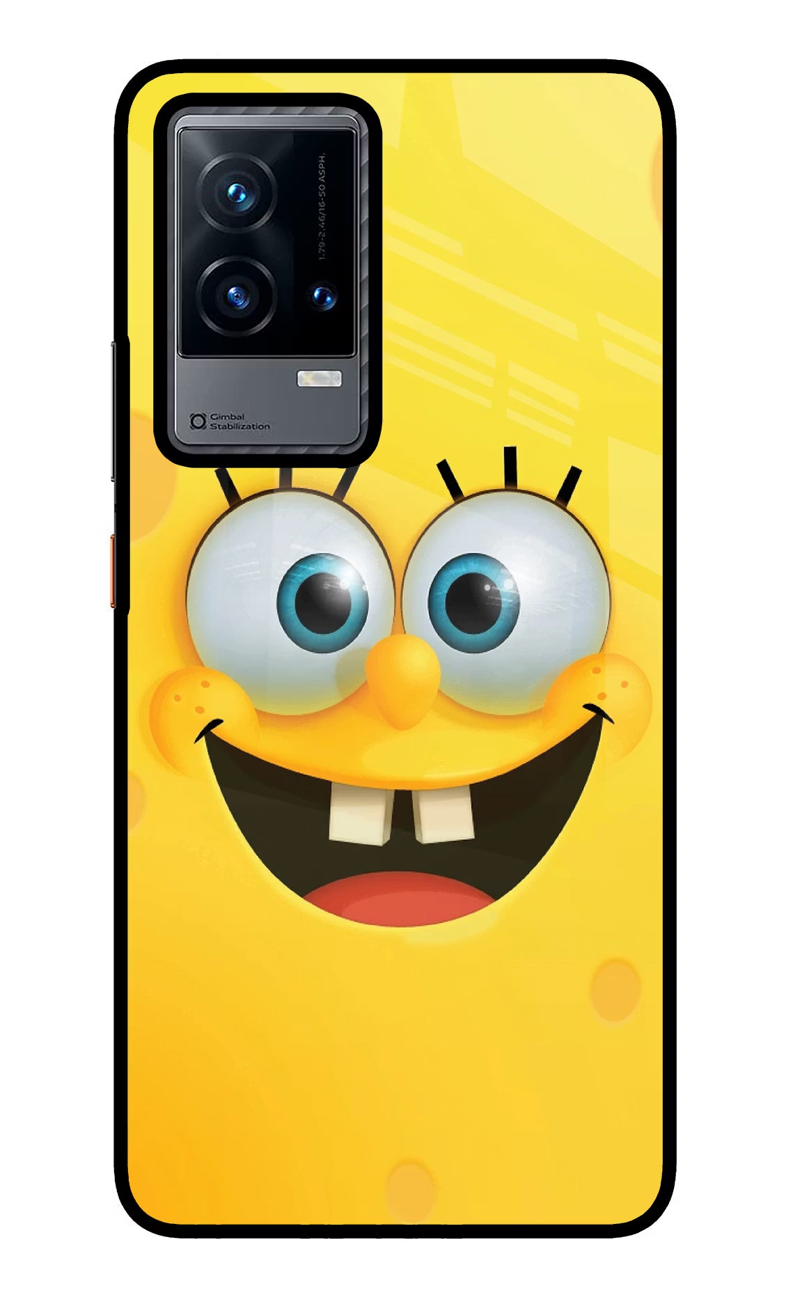 Sponge 1 iQOO 9 5G Glass Case Back Cover by Casekaro