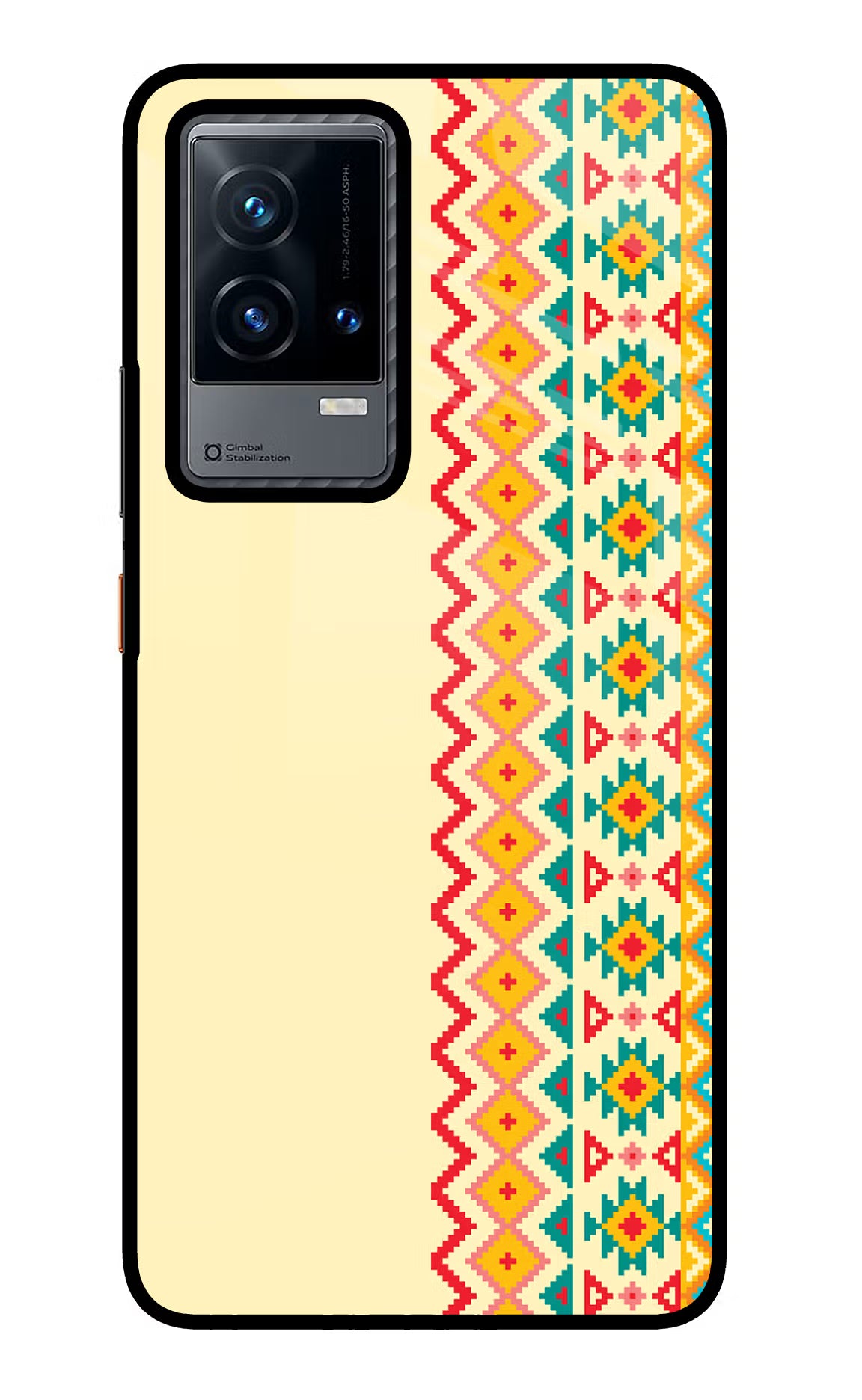 Ethnic Seamless iQOO 9 5G Glass Case
