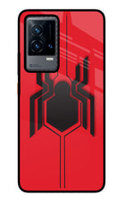 Spider iQOO 9 5G Glass Case Back Cover by Casekaro