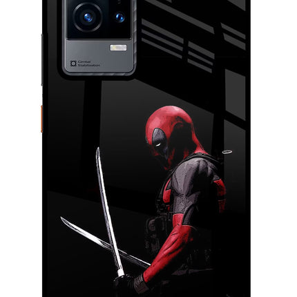 Deadpool iQOO 9 5G Glass Case Back Cover by Casekaro