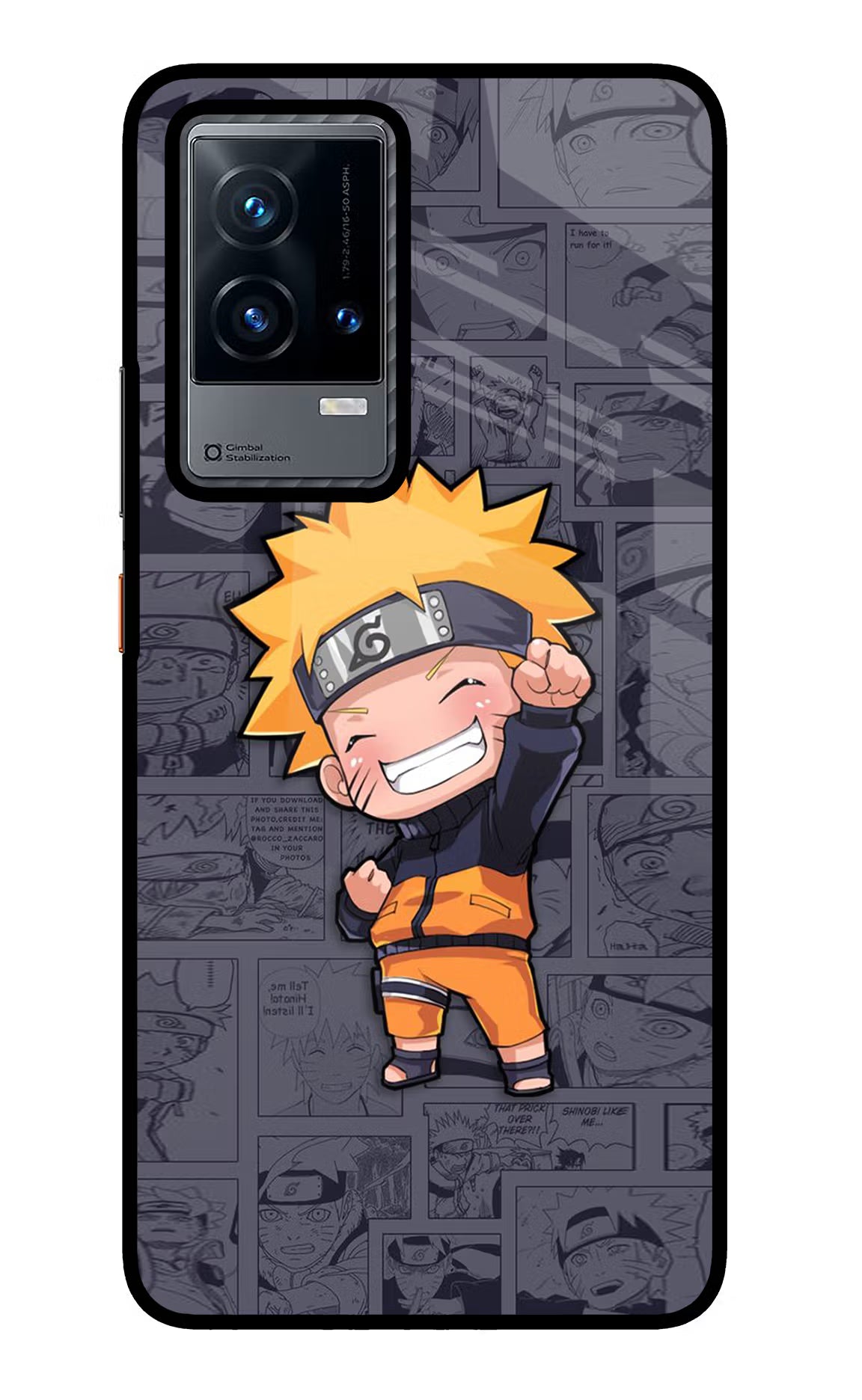 Chota Naruto iQOO 9 5G Glass Case