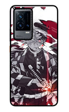 Demon Slayer iQOO 9 5G Glass Case Back Cover by Casekaro