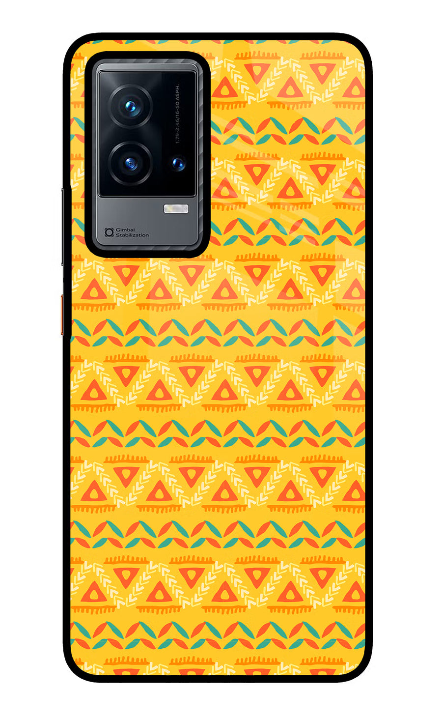 Tribal Pattern iQOO 9 5G Back Cover, Glass case